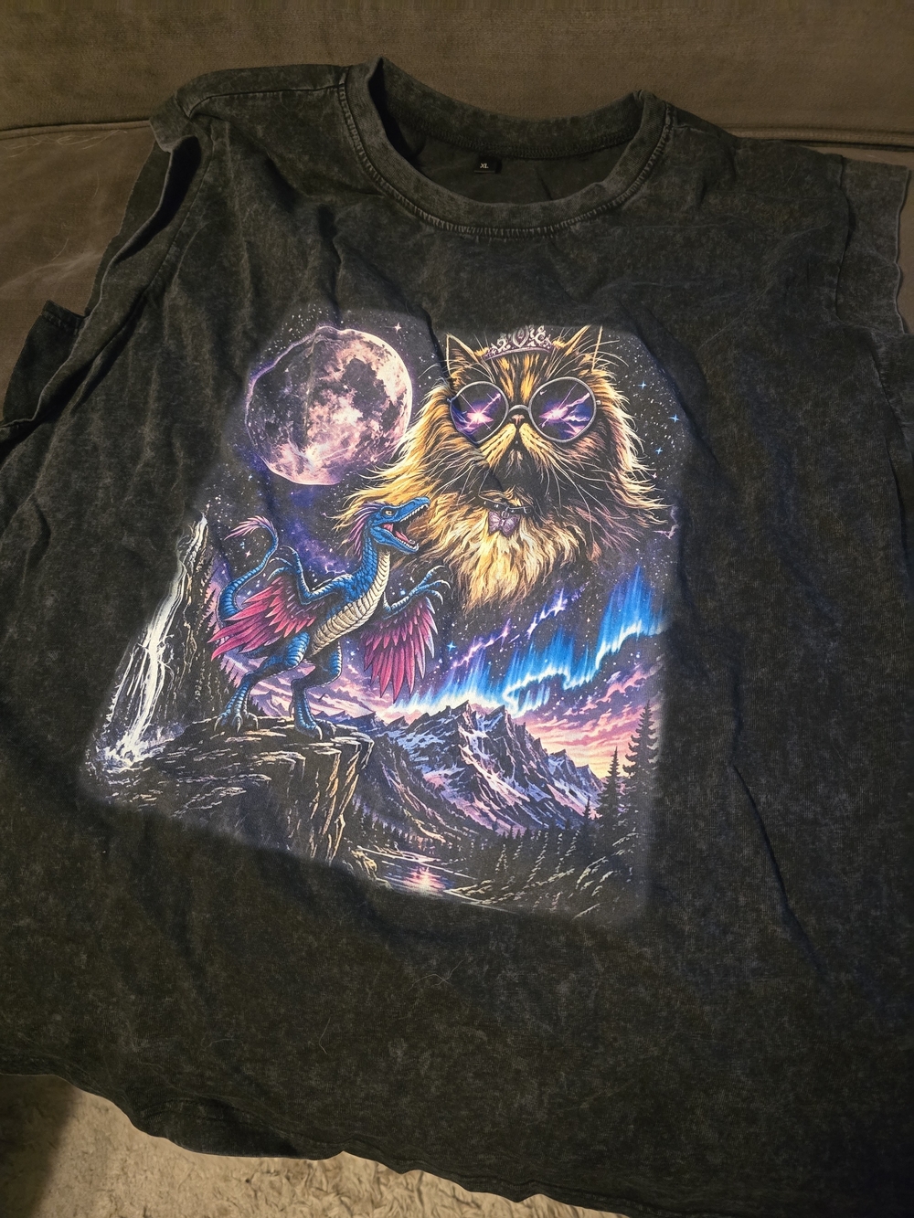 Princess Donut And Mongo Tank - Black